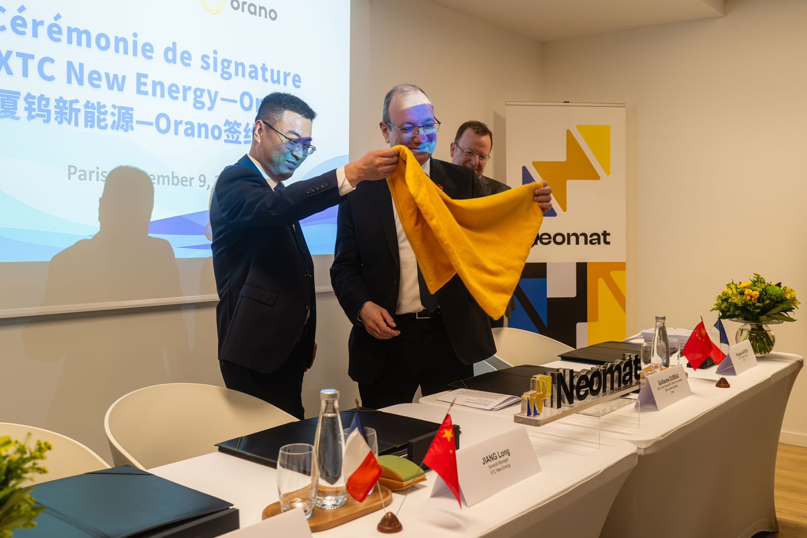 Partnership between Orano and XTC New Energy - Neomat